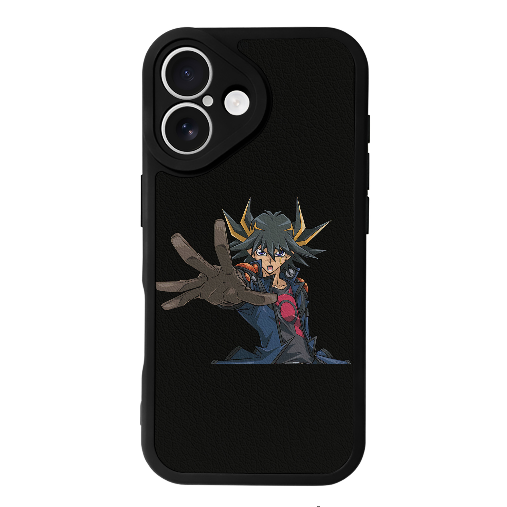 遊☆戯☆王 Yu-Gi-Oh! 【iPhone 16シリーズ対応】シリコンスマホケース（レザー調） 材質：シリコン
